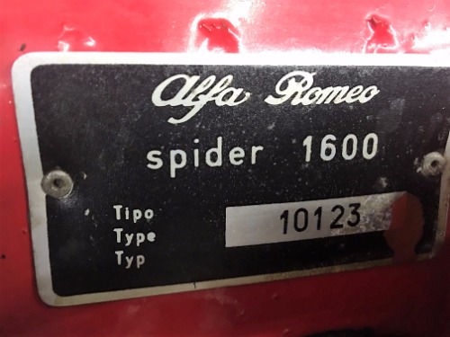 Used 1965 Alfa Romeo Giulia Spider 1600